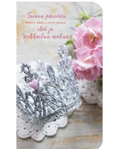 2-osainen onnittelukortti