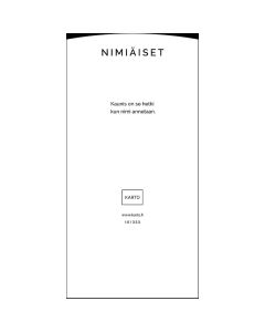 1-lok riviopaste Nimiäiset