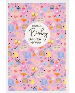 2-osainen vauvaonnittelu tyttö