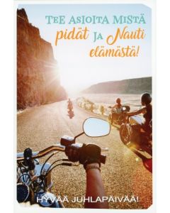 2-osainen nuorten onnittelukortti