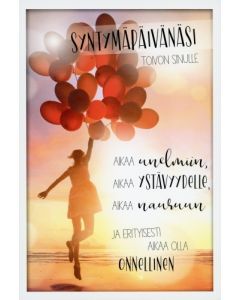 2-osainen nuorten onnittelukortti