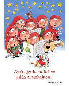 Joulukortti Mauri Kunnas