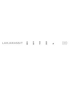 Hintaliuska lahjakassit A-P 420x38mm blanco