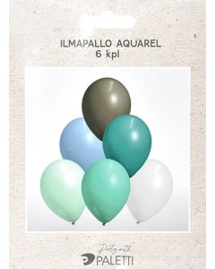 Ilmapallo AQUAREL 6kpl