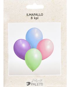 Ilmapallo helmiäinen 8 kpl NTO P103