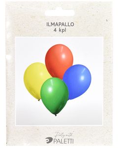 Ilmapallot isot 4 kpl NTO P104