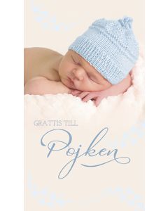 2-osainen vauvakortti ruotsinkielinen