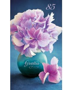 2-osainen onnittelukortti 85v ruotsinkielinen