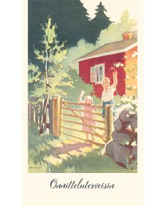 2-osainen kortti Martta Wendelin