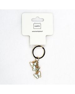 Avaimenperä perhonen turkoosi