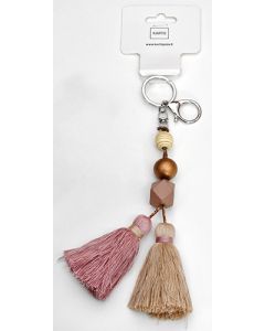 Avaimenperä helmi vaaleanpunainen
