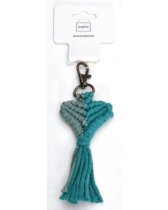 Avaimenperä sydän vihreä