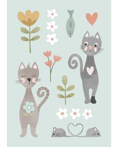 Postikortti lasten onnittelu