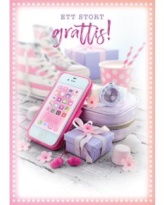 Postikortti lasten onnittelu ruotsinkielinen