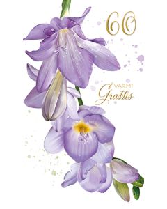 2-osainen onnittelu 60v ruotsinkielinen