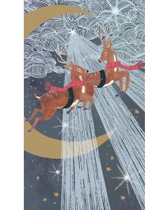 2-osainen joulukortti