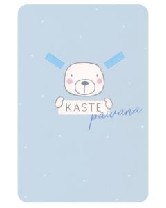 2-osainen kastekortti