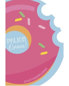 2-osainen nuorten onnittelukortti