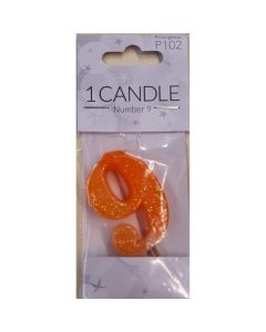 Kakkukynttilä 9, 1 kpl