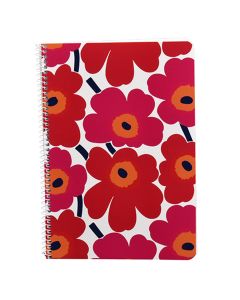 Kierrevihko A4/40L Marimekko Unikko punainen