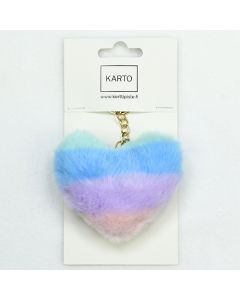 Avaimenperä sydän raita