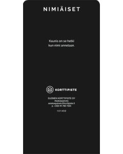 Riviopaste 1 lokero Nimiäiset