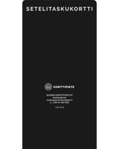 Riviopaste 1 lokero Setelitaskukortti
