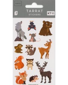 Tarrapakkaus metsän eläimet