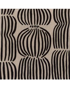 Servetti 33cm Pentik Vilja musta-pellava