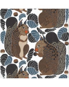 Servetti 33cm Marimekko Kurre musta ruskea