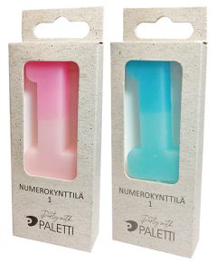Numerokynttilä 1