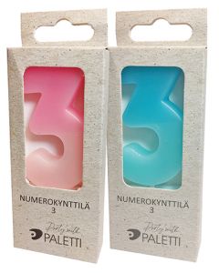 Numerokynttilä 3