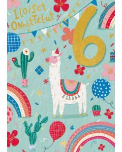 2-osainen onnittelu 6v