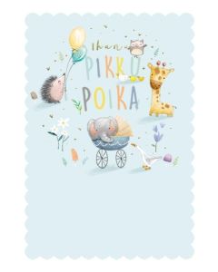 2-osainen vauvaonnittelu poika