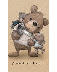 2-osainen kortti Mutturalla ruotsinkielinen