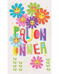 2-osainen lasten onnittelukortti