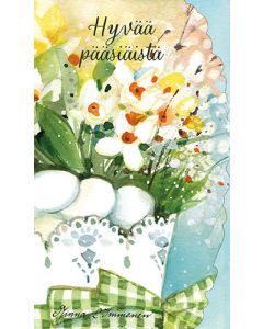 2-osainen pääsiäiskortti Minna Immonen