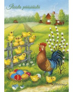 Pääsiäiskortti Timo Puheloinen