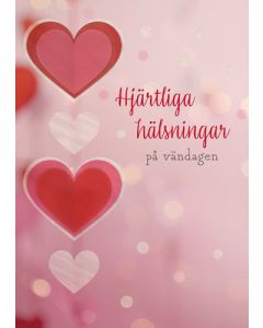 Ystävänpäiväkortti ruotsinkielinen Hallmark
