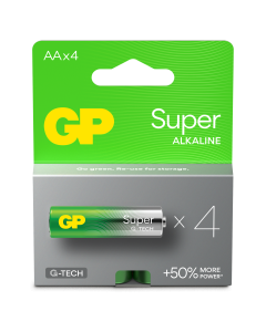 GP Super Alkaliparisto AA LR6 4kpl