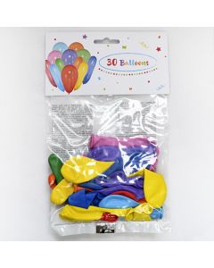 Ilmapallo lajitelma 30 kpl