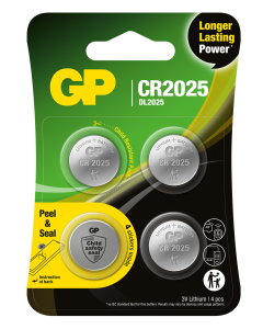 GP Lithium nappiparisto CR2025 4kpl