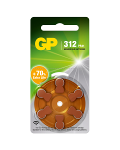 GP Kuulolaiteparisto ZA 312/AR41 6kpl