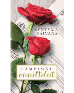 2-osainen syntymäpäiväkortti