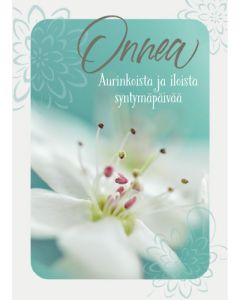 1-osainen syntymäpäiväkortti