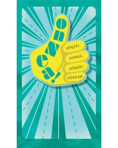 2-osainen onnittelukortti nuoriso