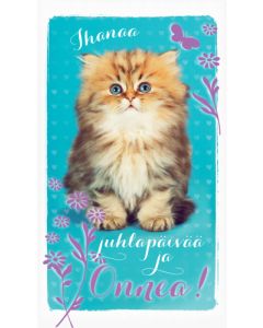 2-osainen lasten onnittelukortti