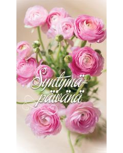 2-osainen syntymäpäiväkortti