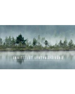 2-osainen syntymäpäiväkortti