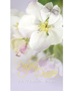 2-osainen syntymäpäiväkortti